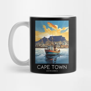 A Pop Art Travel Print of Cape Town - South Africa Mug